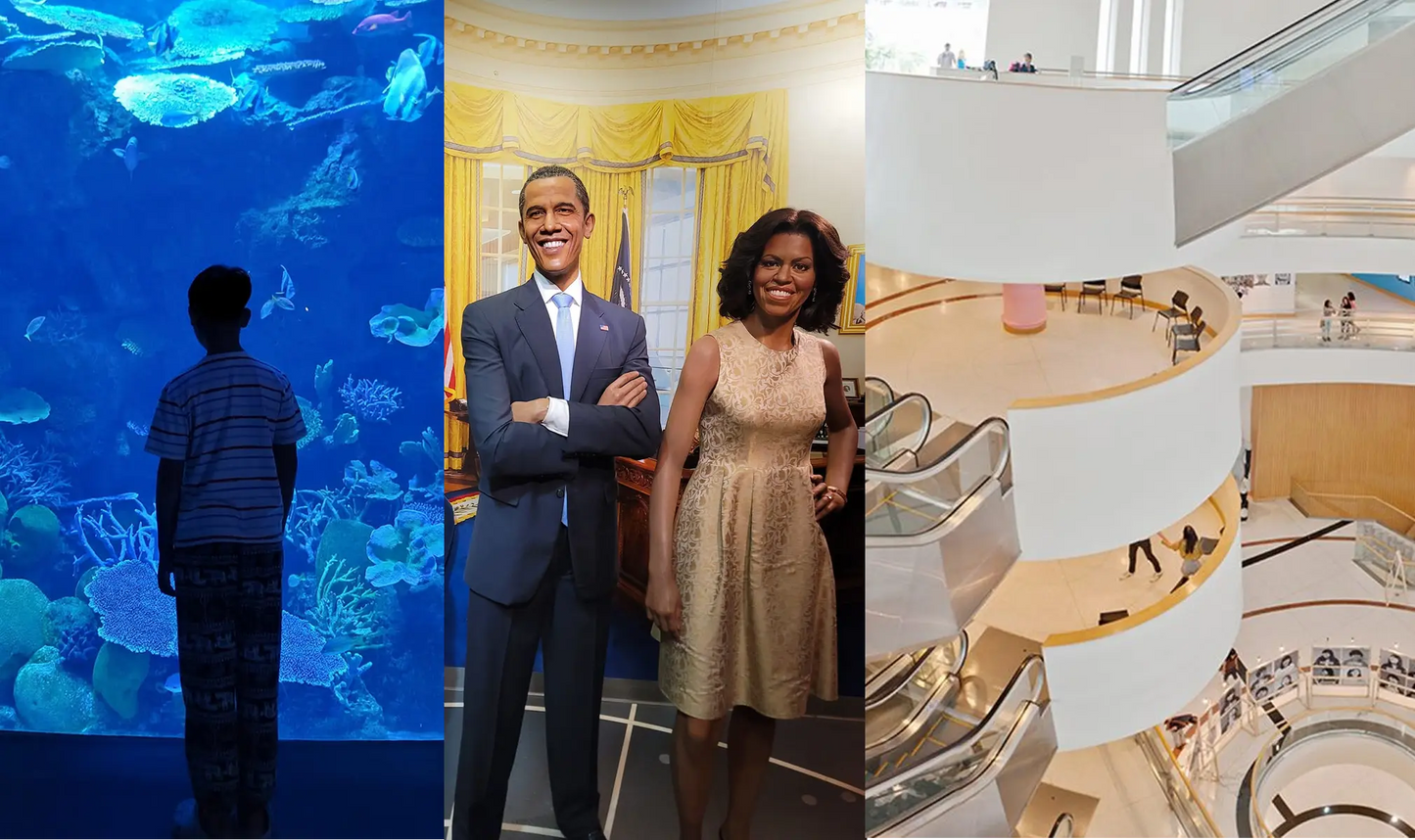 Bangkok 1 Day Trip (B) - Aquarium, Madame Tussauds & Art and Culture Centre