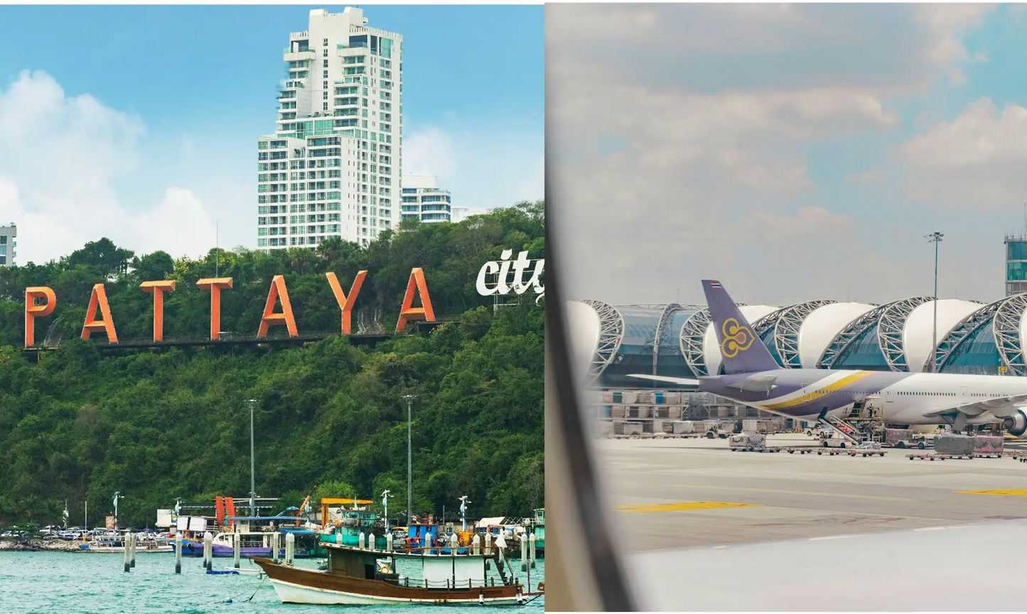 Pattaya City ➡️ Suvarnabhumi Airport (BKK)