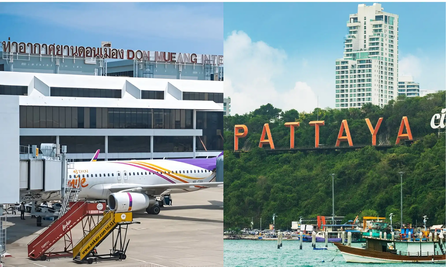 Don Mueang Airport (DMK) ➡️ Pattaya City