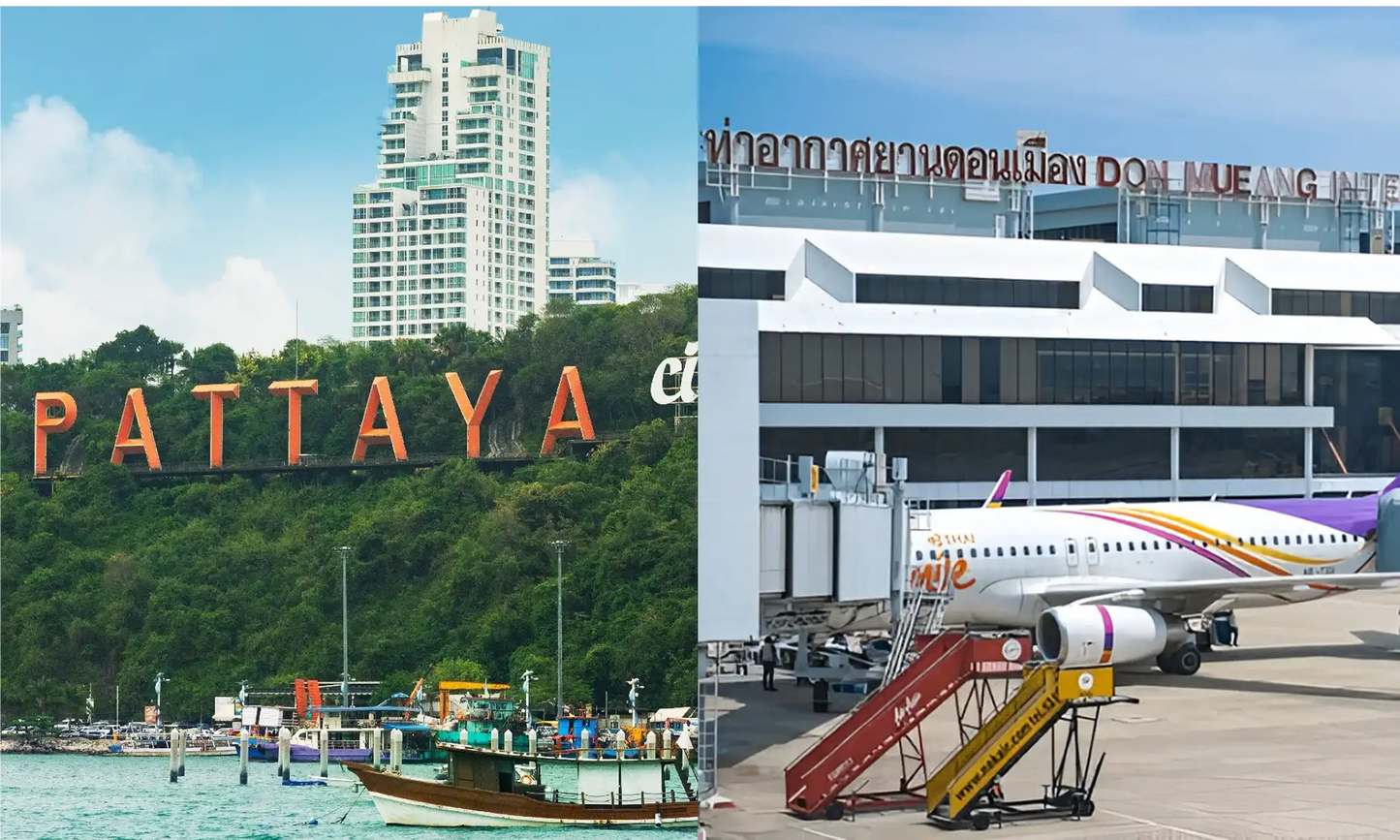 Pattaya City ➡️ Don Mueang Airport (DMK)